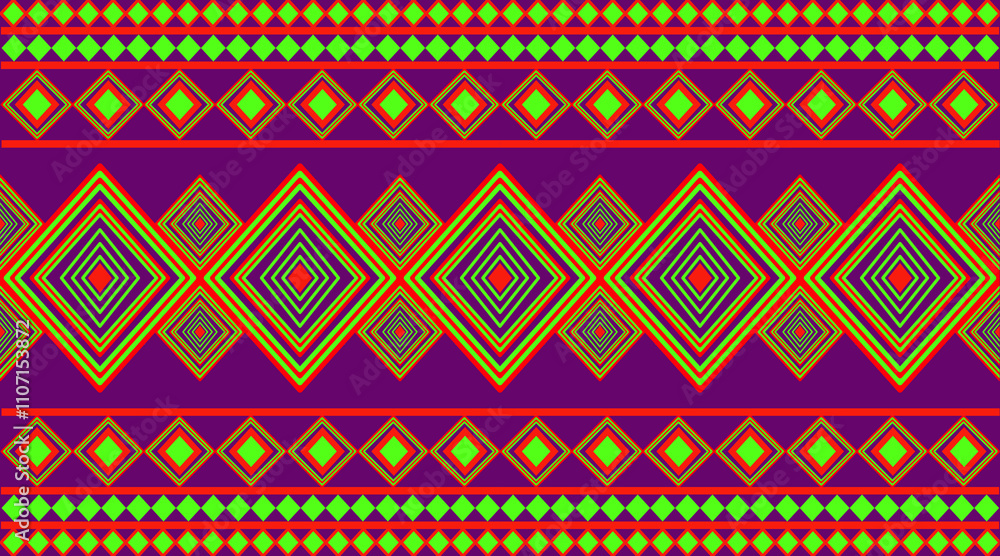 Geometric Ethnic Tribal seamless pattern with colorful. Design for fabric, clothes, decorative paper, wrapping. Geometric Ethnic Tribal seamless pattern with colorful. Design for fabric, clothes, decorative paper, wrapping.