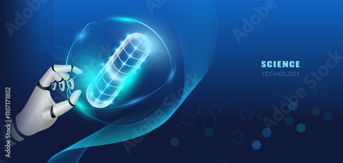 Abstract, hand, holding, dna, gene editing, science, pill,genetic editing
