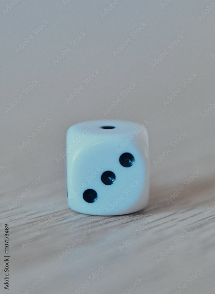 Beautiful close-up of a dice Beautiful close-up of a dice