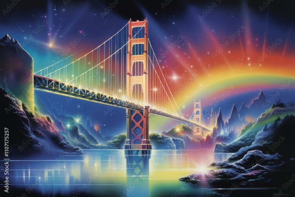 Obraz premium The bridge to Citadel reflection landscape outdoors.