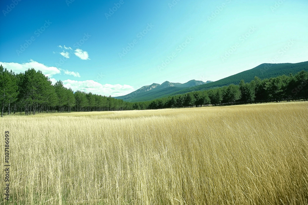 Naklejka premium 大自然