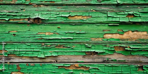 Wallpaper Mural Close Up of Worn Green Painted Textured Wooden Surface, Capturing the Beauty of Urban Exploration and Weathered Materials in an Artistic Horizontal Composition Torontodigital.ca