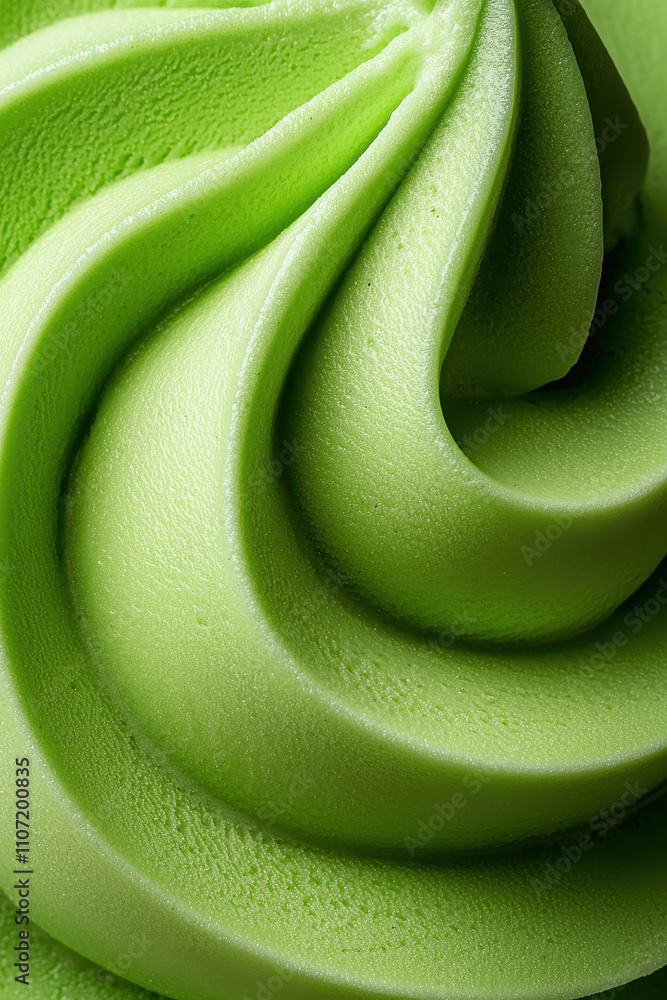 Luscious Green Swirl: A Visual Journey into the World of Smooth and Creamy Gourmet Desserts Luscious Green Swirl: A Visual Journey into the World of Smooth and Creamy Gourmet Desserts