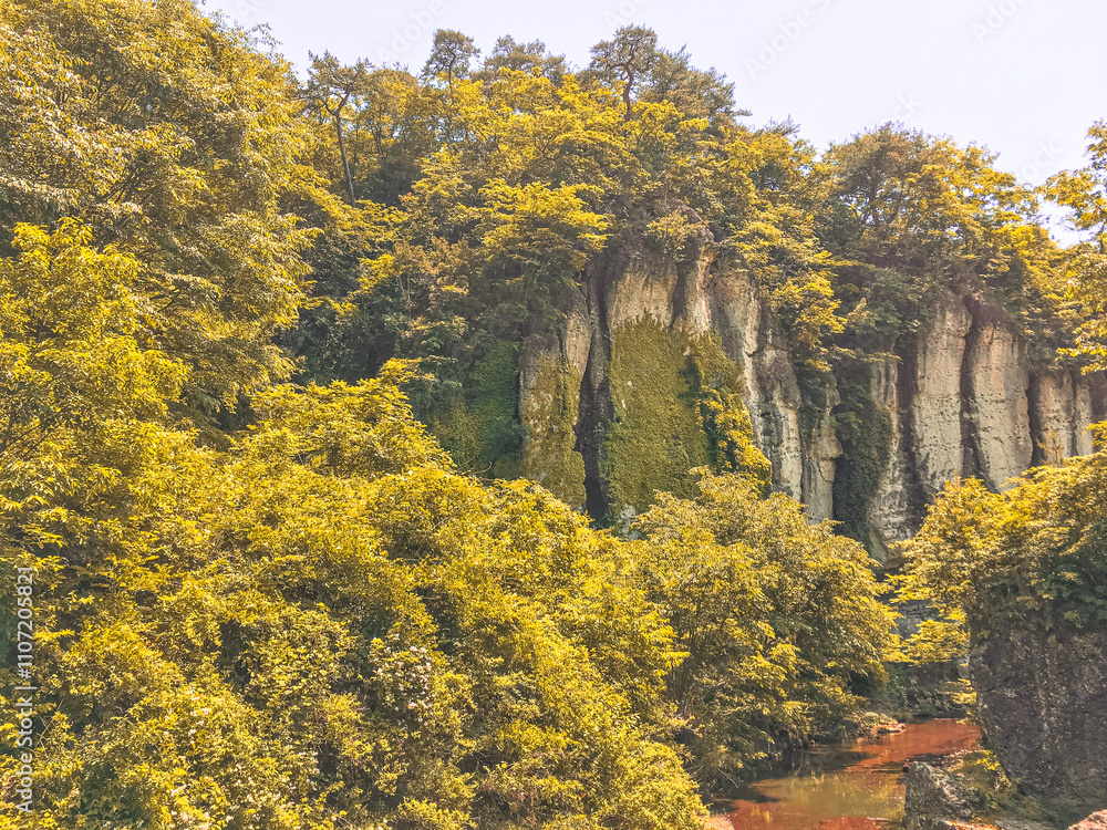 Fototapeta premium Ohya park Utsunomiya Tochigi