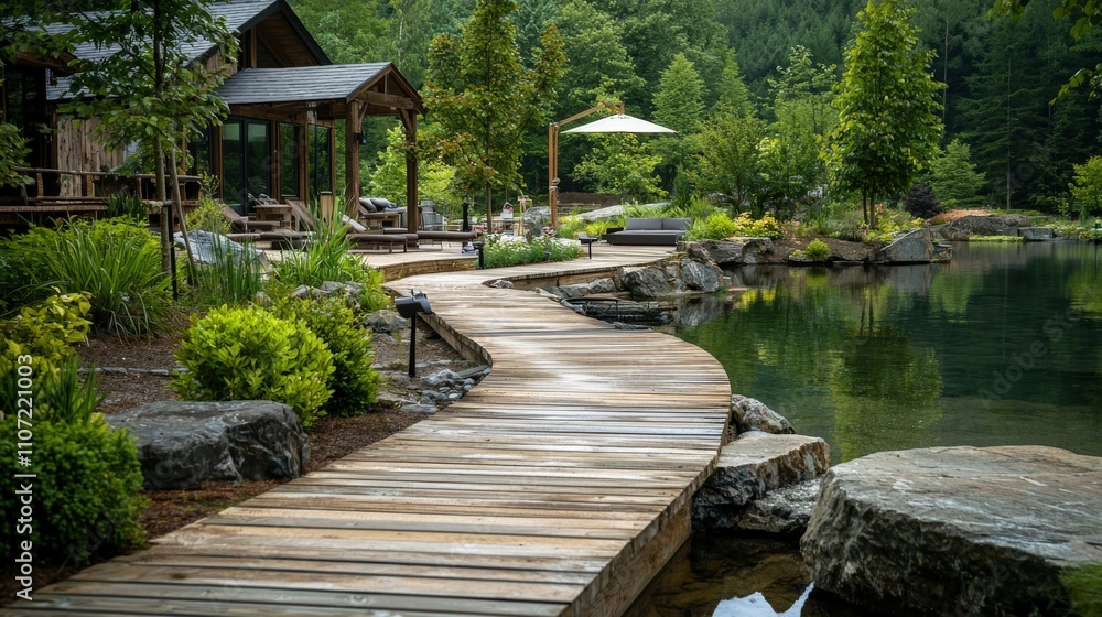 Serene wellness retreat at a lakefront cabin nature escape relaxation space tranquil setting mindfulness experience Serene wellness retreat at a lakefront cabin nature escape relaxation space tranquil setting mindfulness experience