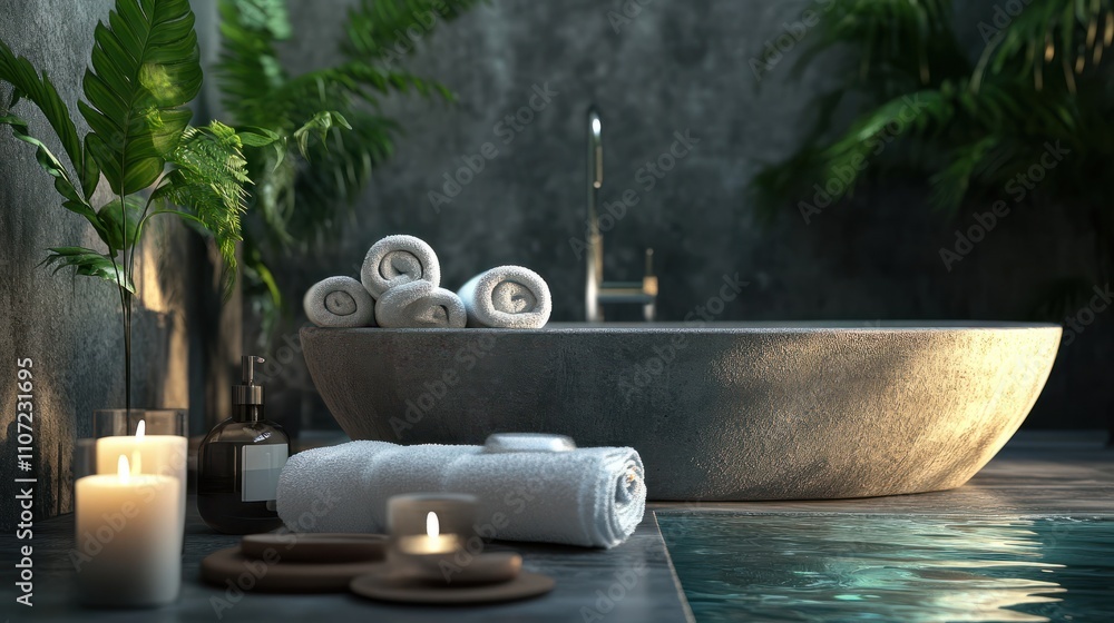 Fototapeta premium Balance spa wellness concept