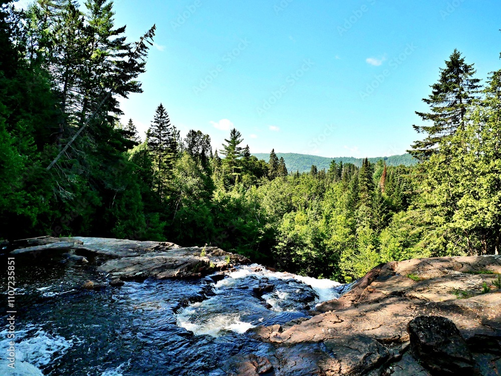 Petite-Rivière-Bostonnais falls Petite-Rivière-Bostonnais falls