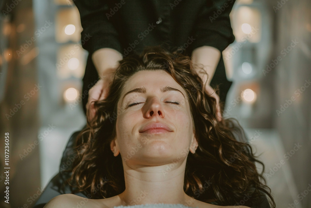 Enjoyment a soothing spa treatment relaxation and wellness in luxurious beauty salon generative ai Enjoyment a soothing spa treatment relaxation and wellness in luxurious beauty salon generative ai