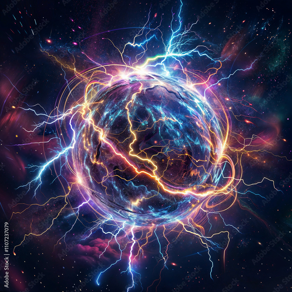 Fototapeta premium Cosmic Energy Surge