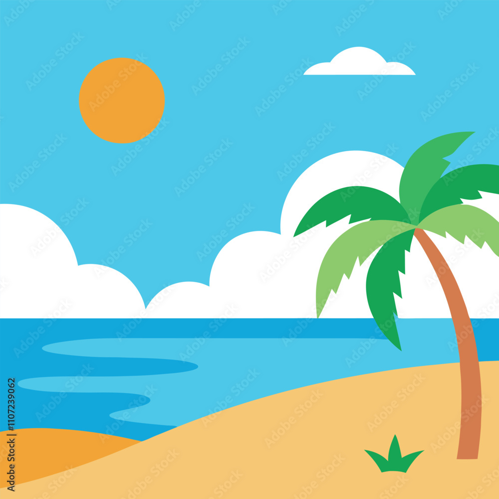 Stunning Beach Background for Digital Projects and Creative work Stunning Beach Background for Digital Projects and Creative work
