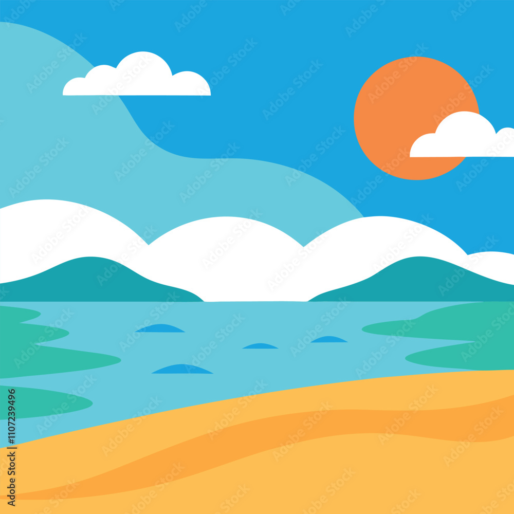 Stunning Beach Background for Digital Projects and Creative work Stunning Beach Background for Digital Projects and Creative work