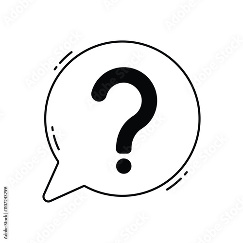 Question vector icon