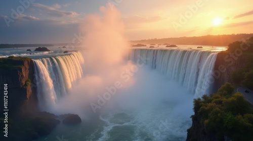 Radiant Victoria Falls Water Mist