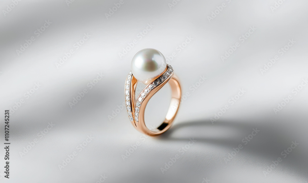 Exquisite Pearl and Diamond Gold Ring: A Luxurious Accessory Combining Elegance and Sophisticated Style for Sophisticated Fashion Enthusiasts Seeking Timeless Beauty Exquisite Pearl and Diamond Gold Ring: A Luxurious Accessory Combining Elegance and Sophisticated Style for Sophisticated Fashion Enthusiasts Seeking Timeless Beauty