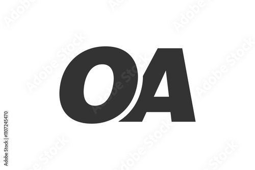 Free Download OA Techno Editable Font Logo For Corporate Branding. Bold, Futuristic Design With Unique Typographic Ideas. Minimal Custom Type And Dynamic Letter - GFXLoad