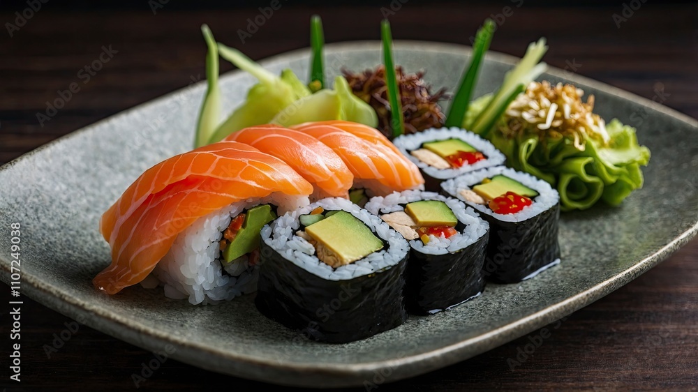 Yummy sushi dish Yummy sushi dish