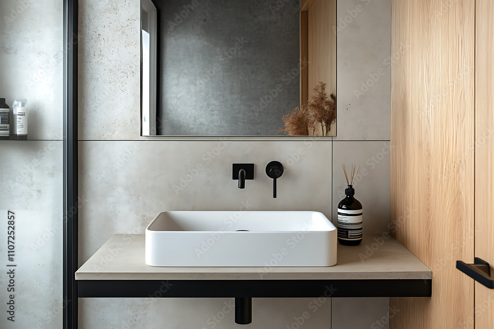 Fototapeta premium modern bathroom interior