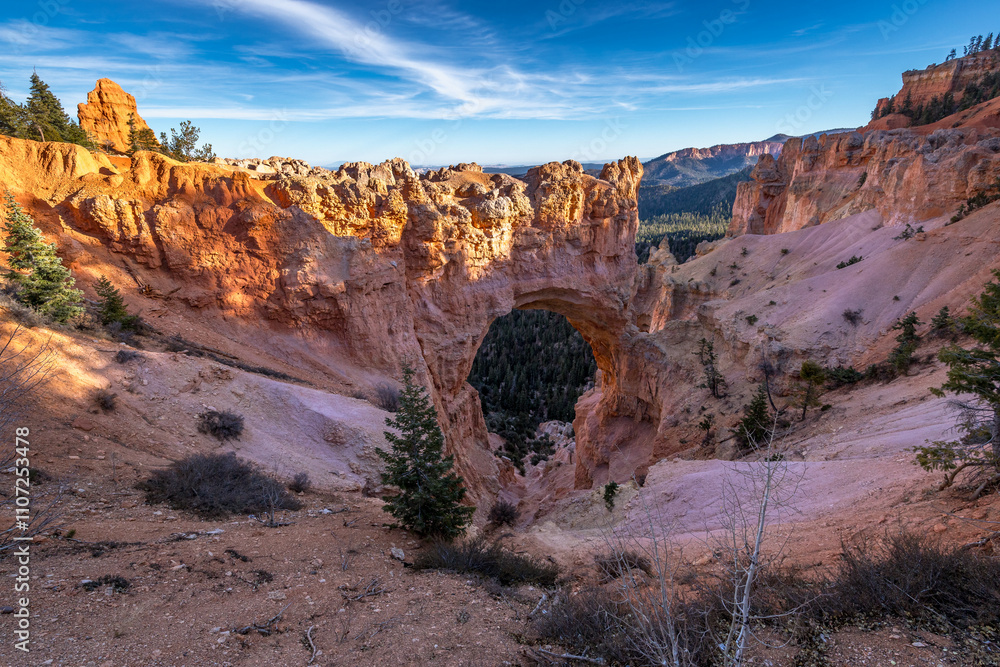 Magnificent Bryce Natural Bridge in Bryce Canyon National Park, Utah