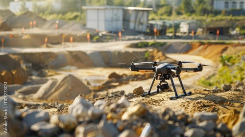 The drones advanced sensors detect changes in terrain and topography providing valuable information for site planning and design.