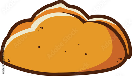 Vector : Sweet Bread Illustration Element Decoration Ornament 