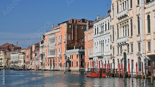 Obraz na płótnie Paläste am Canal Grande w salonie