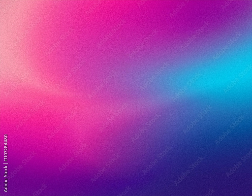 Obraz premium Pink magenta blue purple abstract color gradient background grainy texture effect web banner header poster design