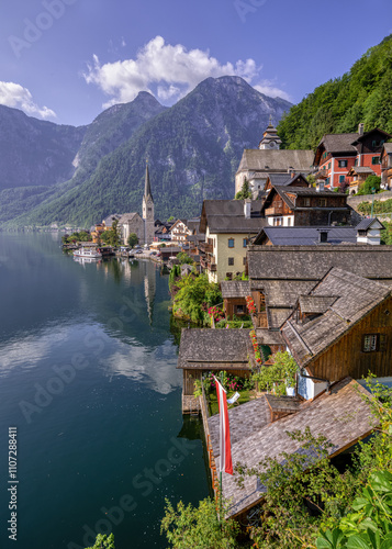 Obraz na płótnie Hallstatt im Salzkammergut w salonie