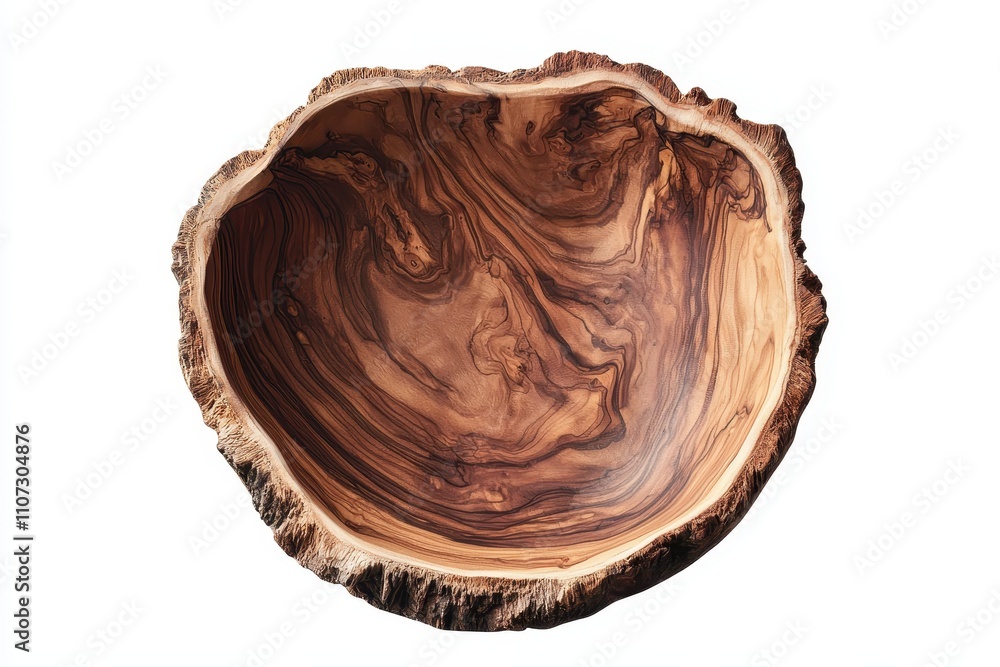 Exquisite Handcrafted Wooden Bowl Showcasing Unique Natural Grain Patterns and Warm Tones Exquisite Handcrafted Wooden Bowl Showcasing Unique Natural Grain Patterns and Warm Tones