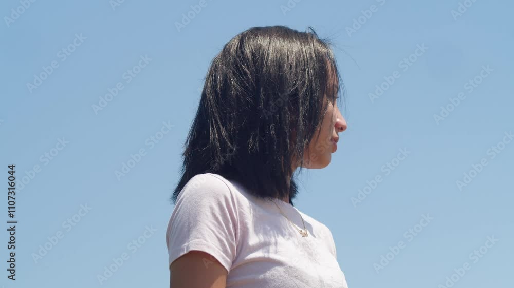 In the heart of Trinidad, a Hispanic girl in jeans spends her day at a tropical Caribbean park. In the heart of Trinidad, a Hispanic girl in jeans spends her day at a tropical Caribbean park.