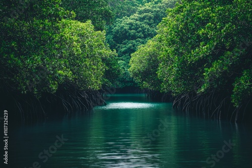 dense mangrove forest