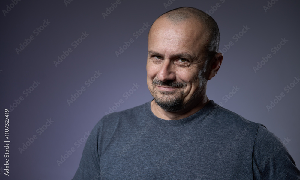 Obraz premium Happy man closeup portrait