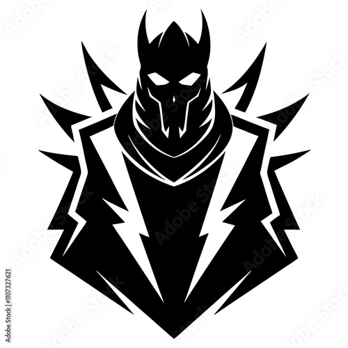 Stormbringer Esport Mascot silhouette vector photo