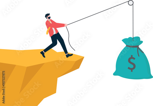 Financial hardship , Difficulty paying your bills and repayments on loans and debts when they are due. work hard to make money.
