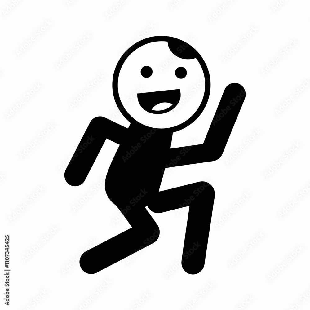 Obraz premium Minimalistic Black and White Cartoon Faces Line Art Vector Collection