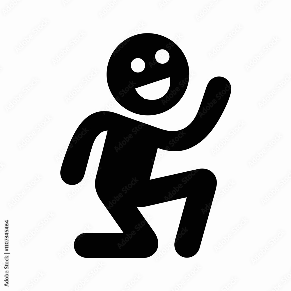 Obraz premium Minimalistic Black and White Cartoon Faces Line Art Vector Collection