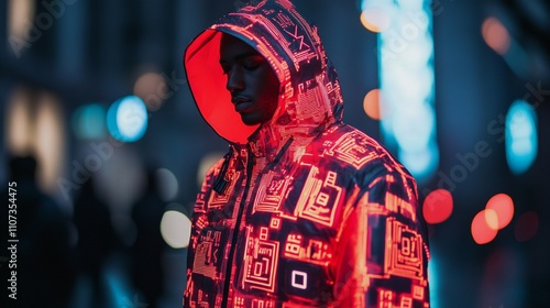 Wallpaper Mural Crypto-inspired fashion line: creating a clothing collection inspired by blockchain patterns, QR codes, and crypto symbols, blending technology with style Torontodigital.ca