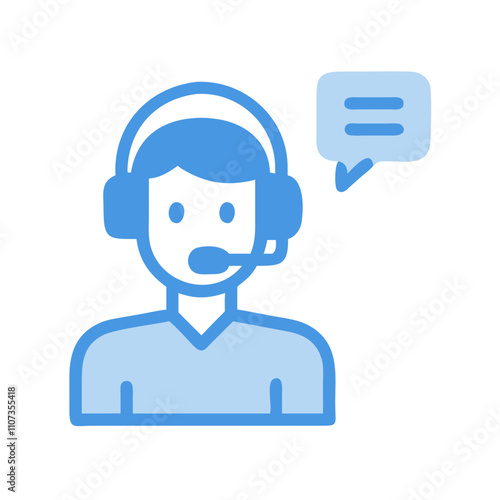 customer service icon, customer service vector icon, customer service flat illustration.




 