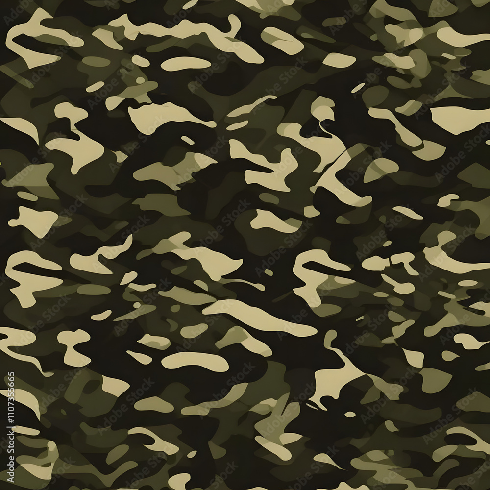 Fototapeta premium camouflage, military style, khaki color, hunting, vector background, stylish design