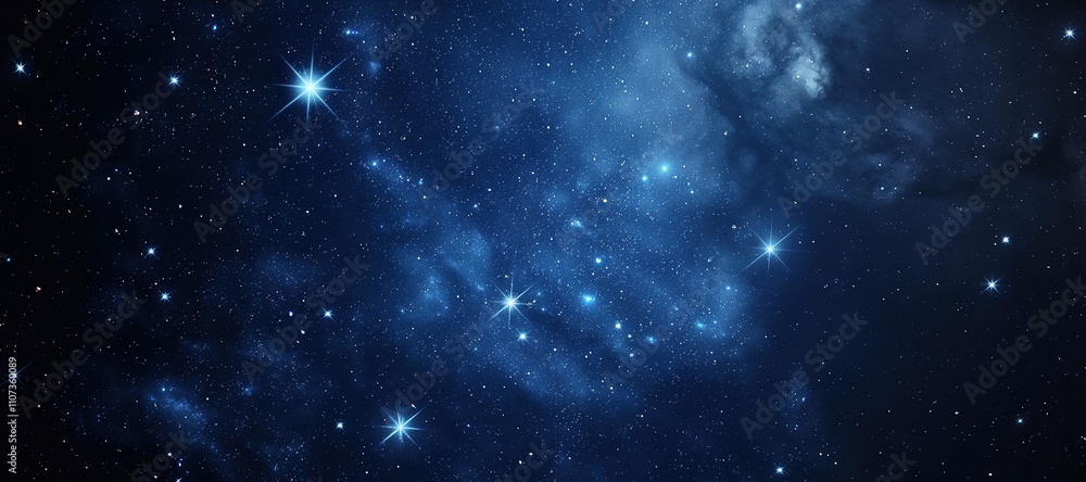 Fototapeta premium galaxy stars with space nebula clouds background, sky 60