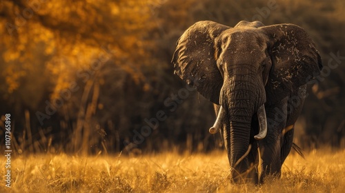 Elephant African. Tsavo's Magnificent Wild Animals - The Majestic Herbivores of the Animal Planet