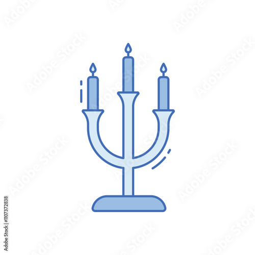 Candelabra vector icon