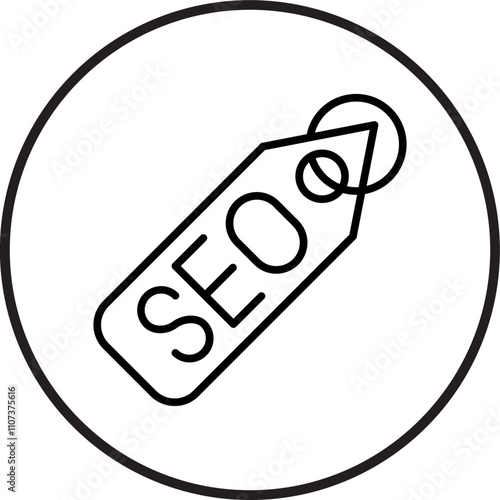 Seo Tag icon Design