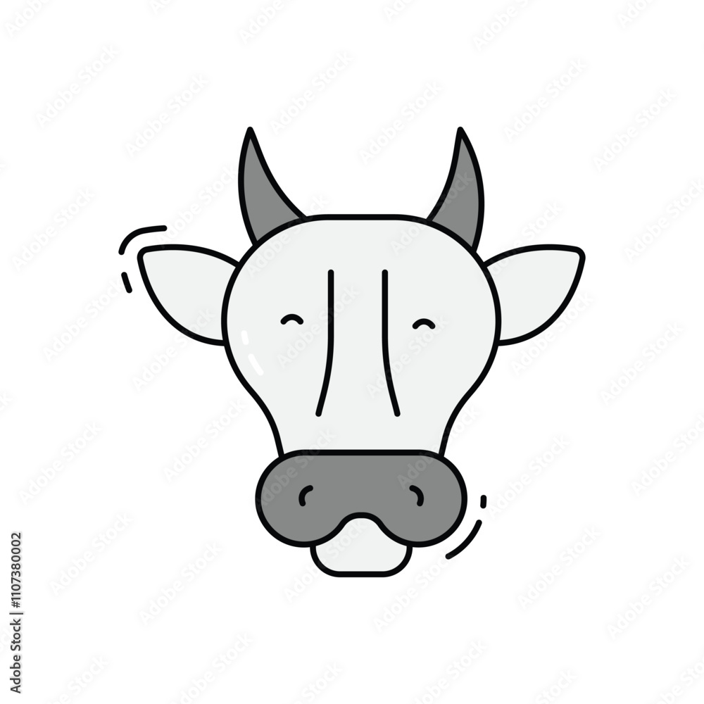 cow vector icon cow vector icon