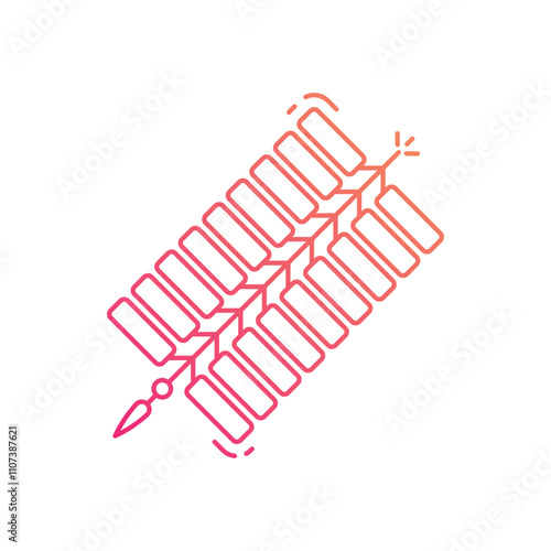 Firecrackers vector icon