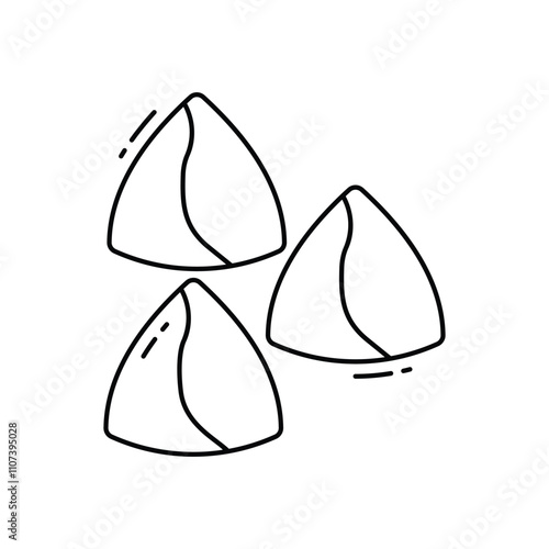 Samosa vector icon