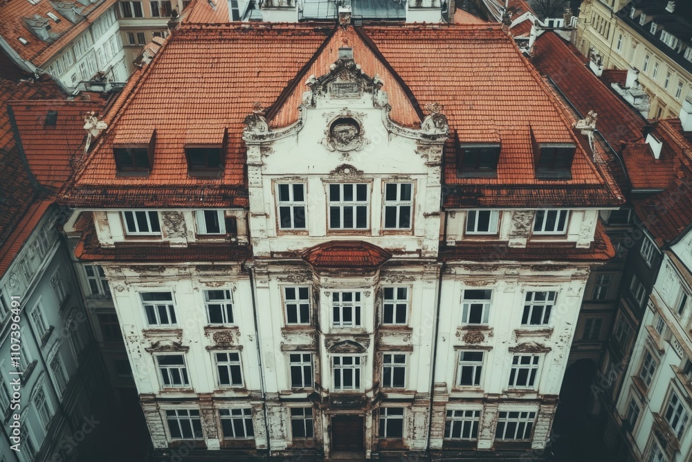 Fototapeta premium City Hall Building with Clock Tower