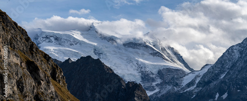glacier valais grand combin