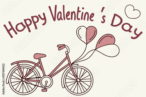 bicycle with heart