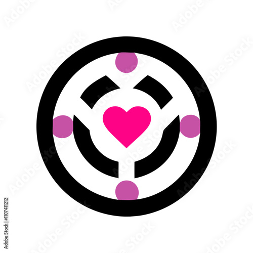 non profit organization logo icon, non profit organization logo vector icon, non profit organization logo flat illustration.
