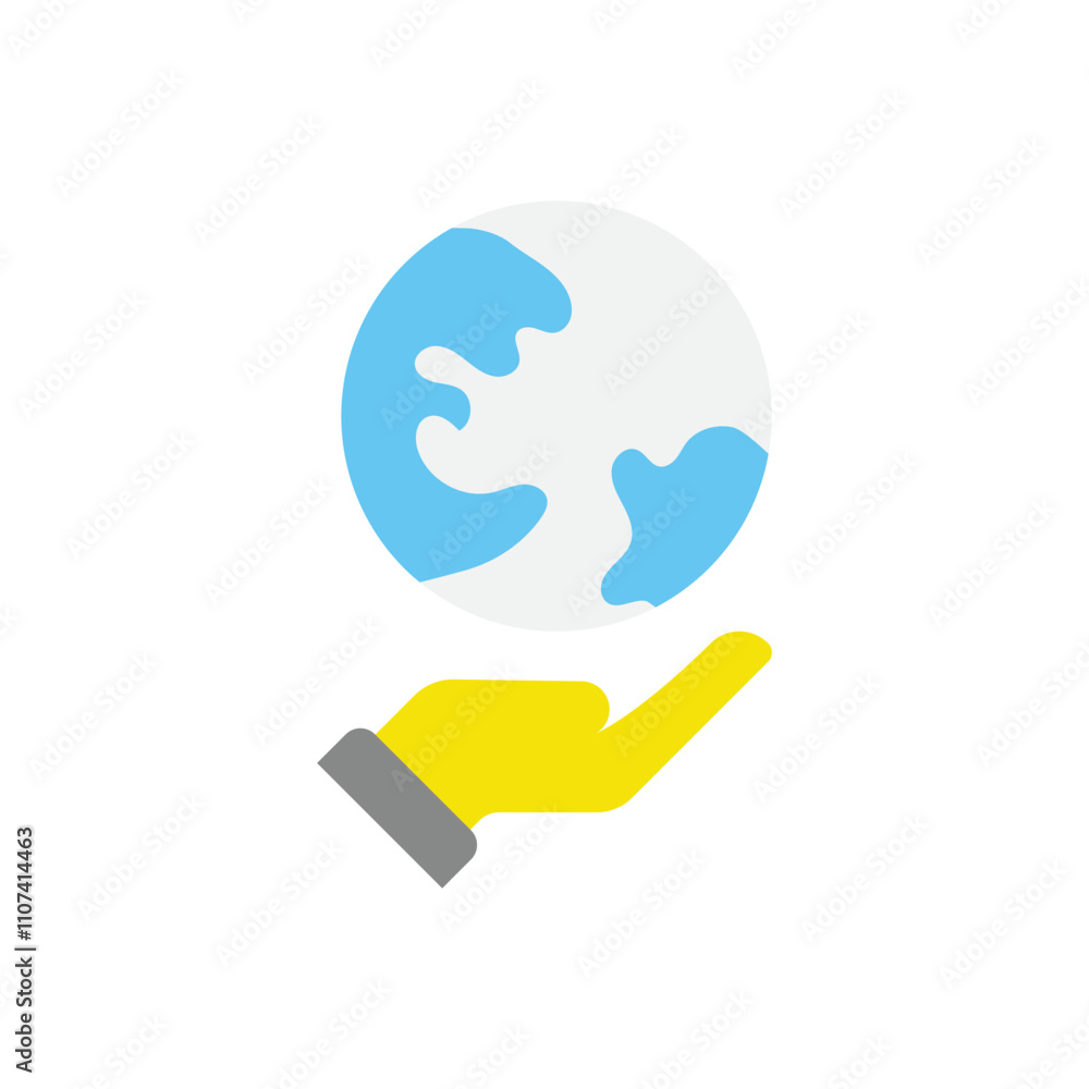 Save the world vector icon Save the world vector icon